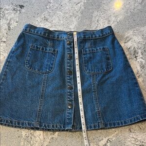 BDG Blue Denim Blue Mini Skirt Size M